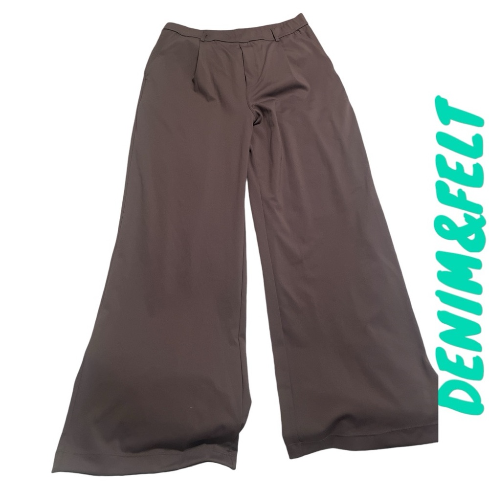 Halara High Waisted Plicated Side Pocket Straight Leg Work Pants NEW!!☑️ - Picture 11 of 11